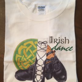 T-Shirt White Irish Dance (Large Only)