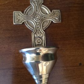 Brass Holy Water Font 5.5″