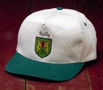 Irish Coat of Arms Cap in Kelly Green/Natural