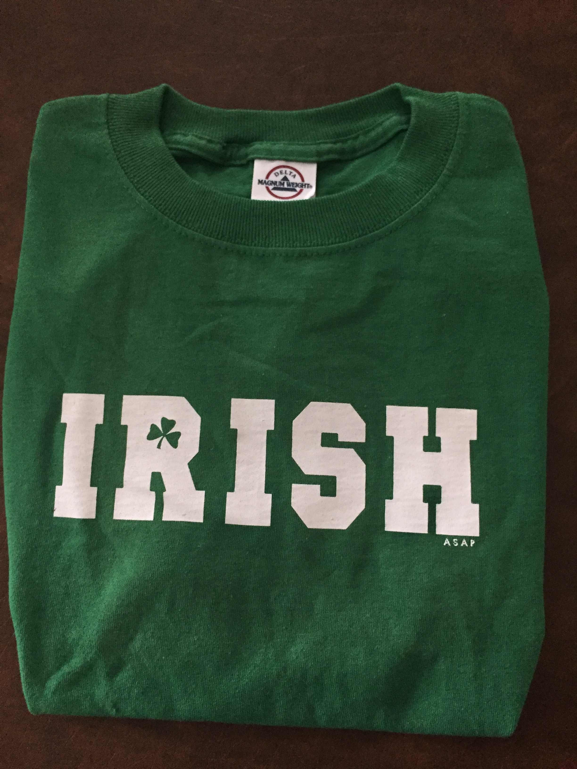 T-Shirt Green Children’s IRISH (Medium Only) – Kitty's Irish Gifts