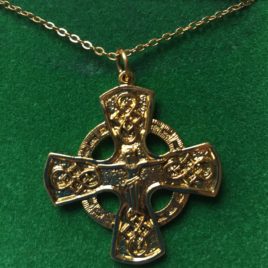 Celtic Cross Pendant With Chain