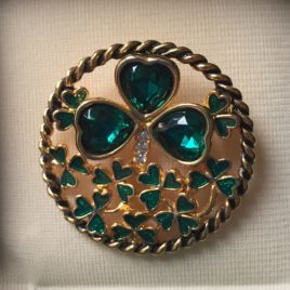 Shamrock Circle Pin